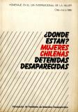 Â¿Dónde están?: Mujeres chilenas detenidas desaparecidas